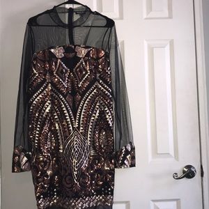 Fashionnova Marquee Sequin Dress..Never Worn!